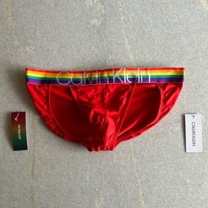 Calvin Klein Pride Edit Briefs Large Red